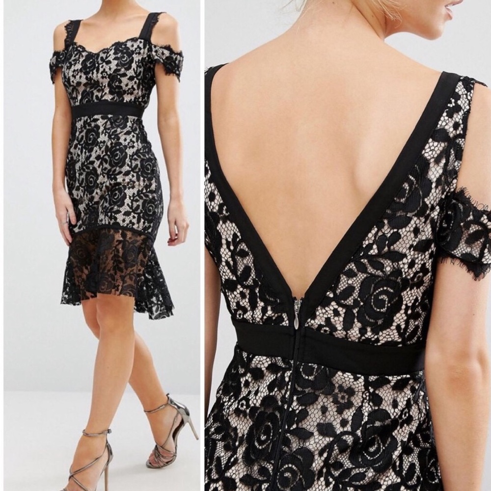 Overall Lace Dress Paper dolls